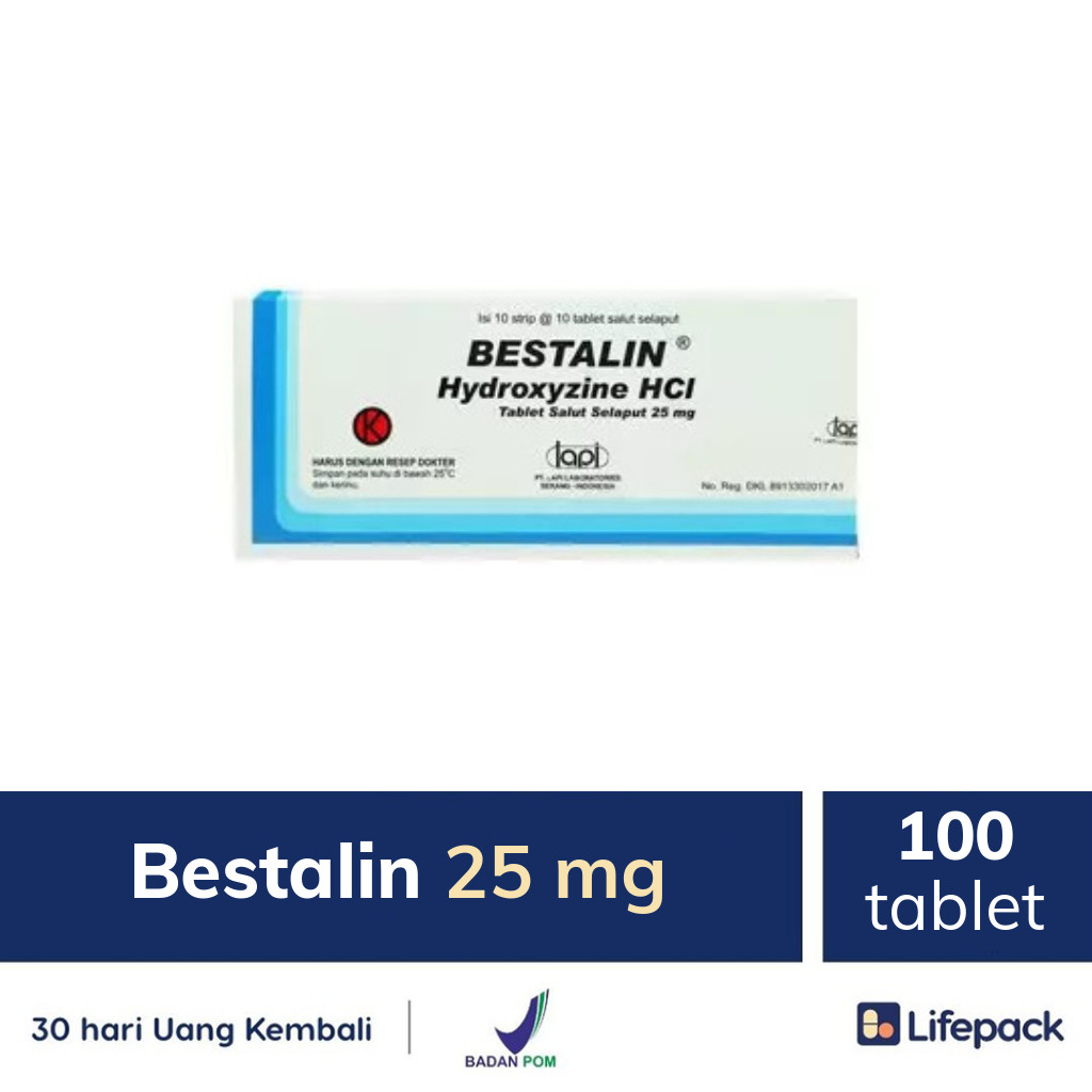 Bestalin 25 mg - Lifepack.id