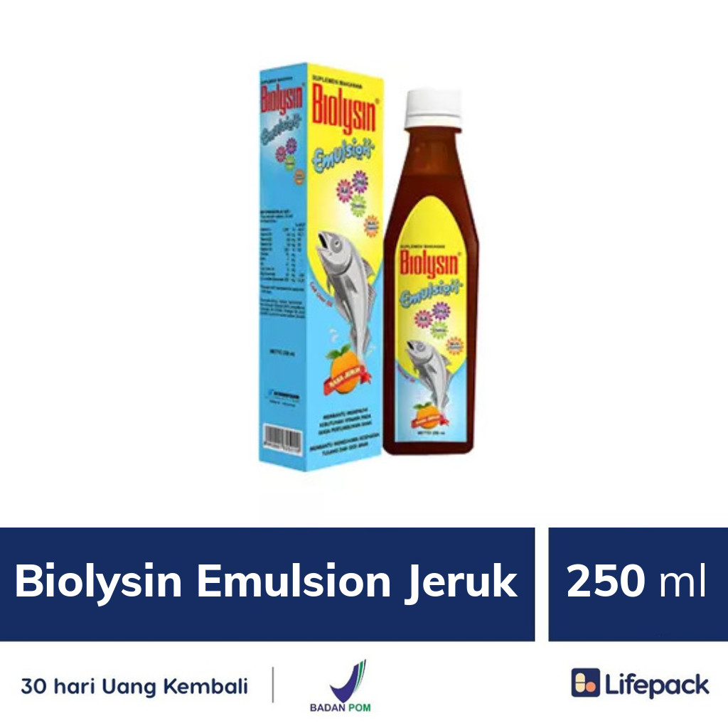 Biolysin Emulsion Jeruk - Lifepack.id