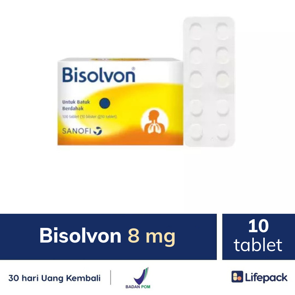 Bisolvon 8 mg - Lifepack.id