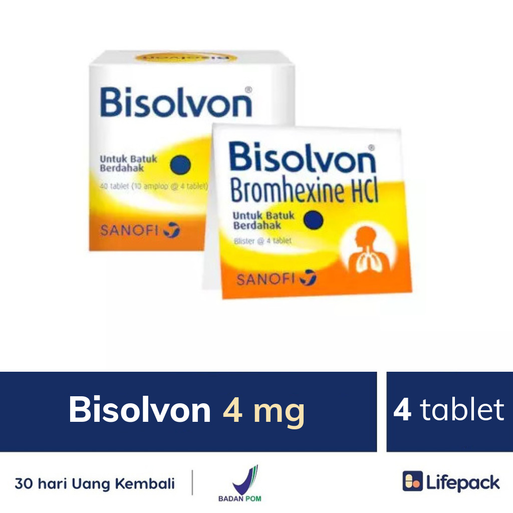 Bisolvon 4 mg - Lifepack.id
