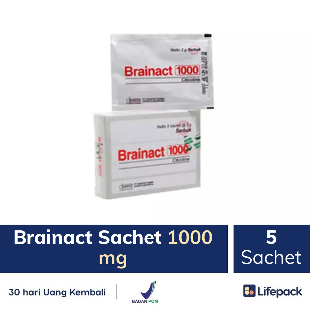 Brainact Sachet 1000 mg - Lifepack.id