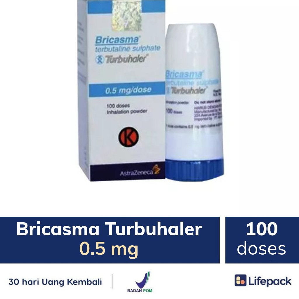 Bricasma Turbuhaler 0.5 mg - Lifepack.id