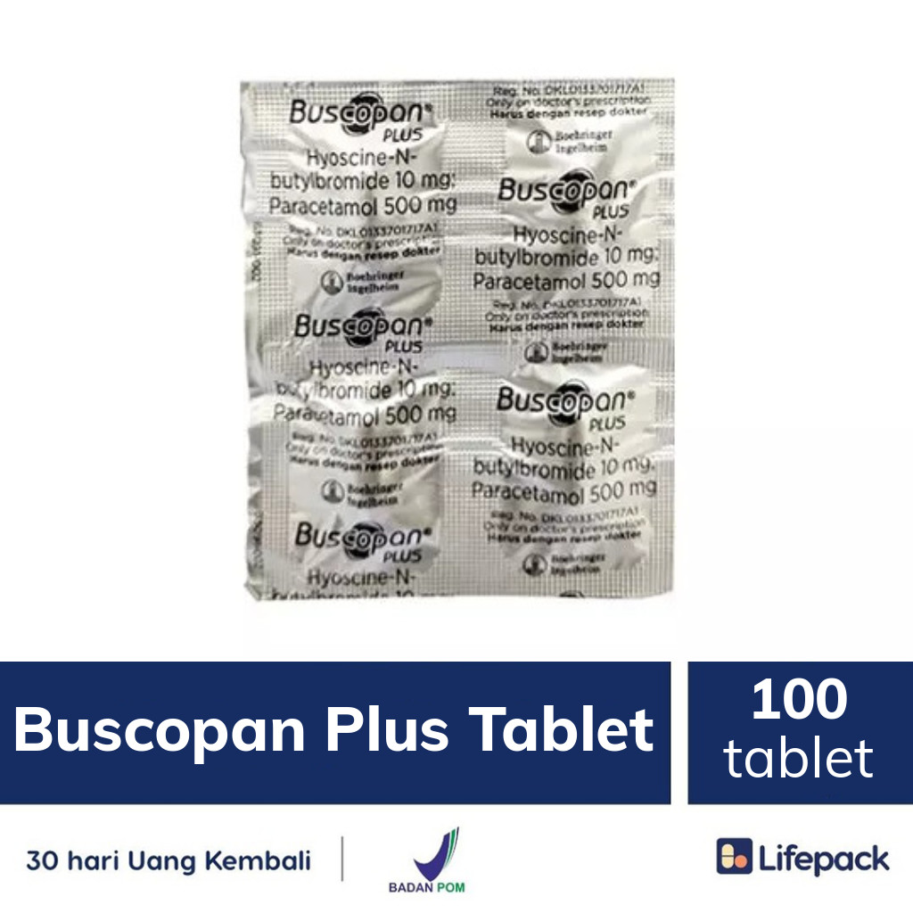 Buscopan Plus Tablet - Lifepack.id
