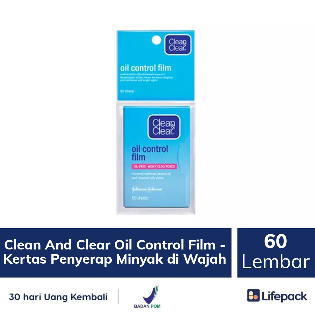 Clean And Clear Oil Control Film - Kertas Penyerap Minyak ...