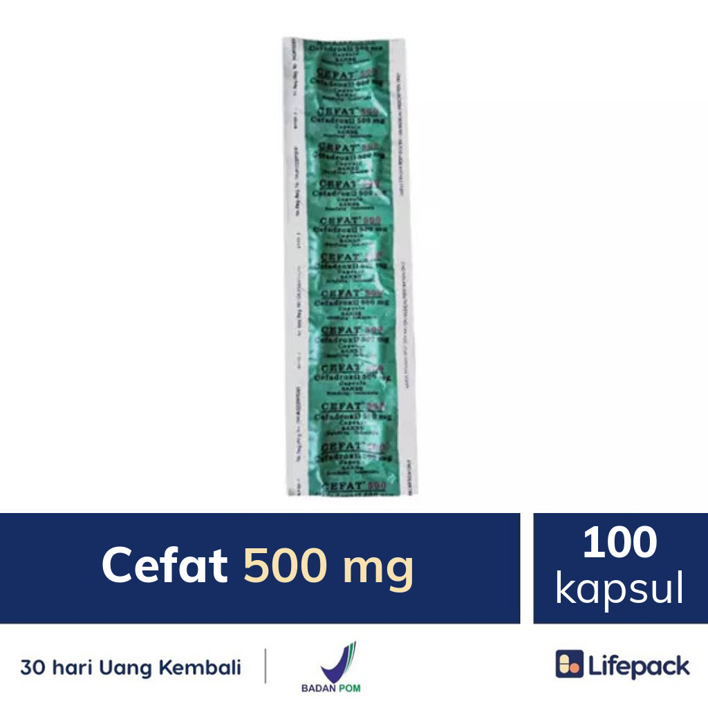Cefat 500 mg - Lifepack.id