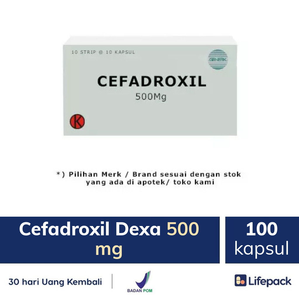 Cefadroxil Dexa 500 mg - Lifepack.id