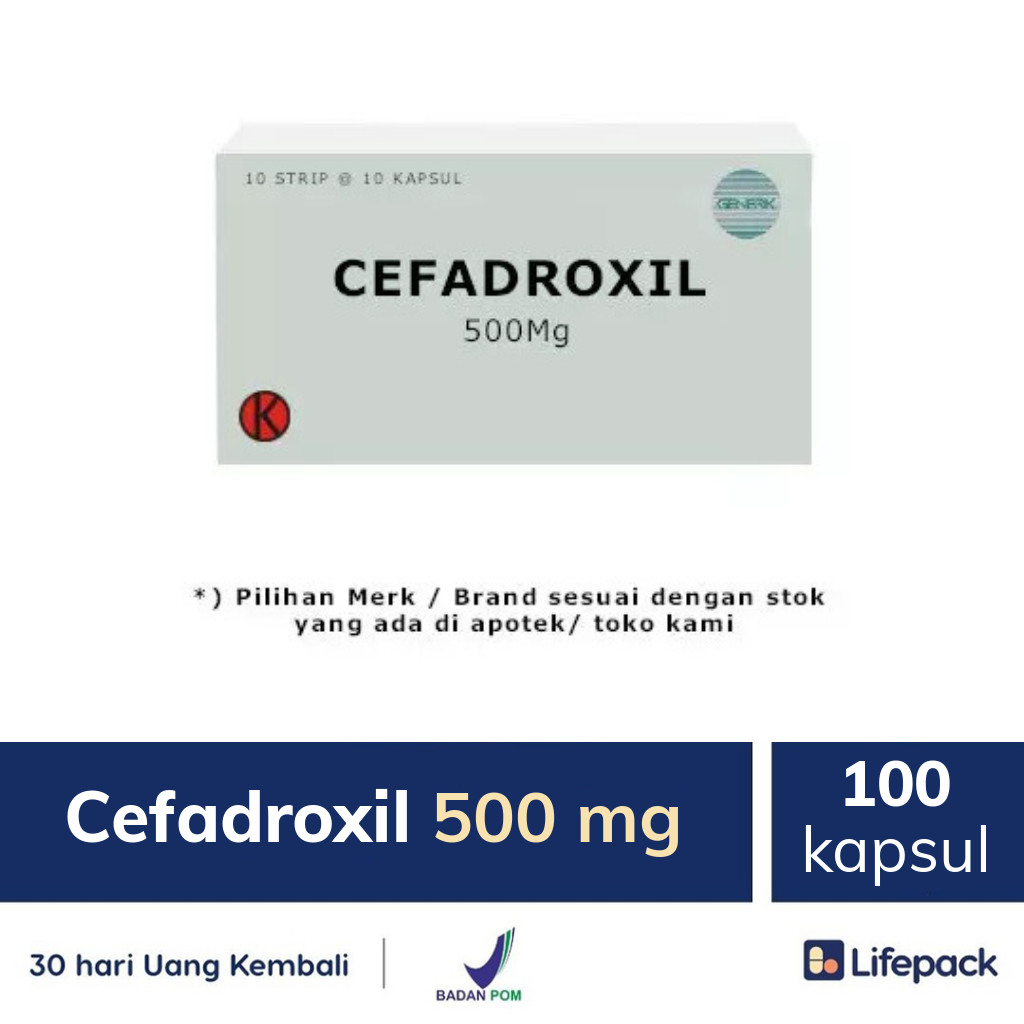 Cefadroxil 500 mg - Lifepack.id