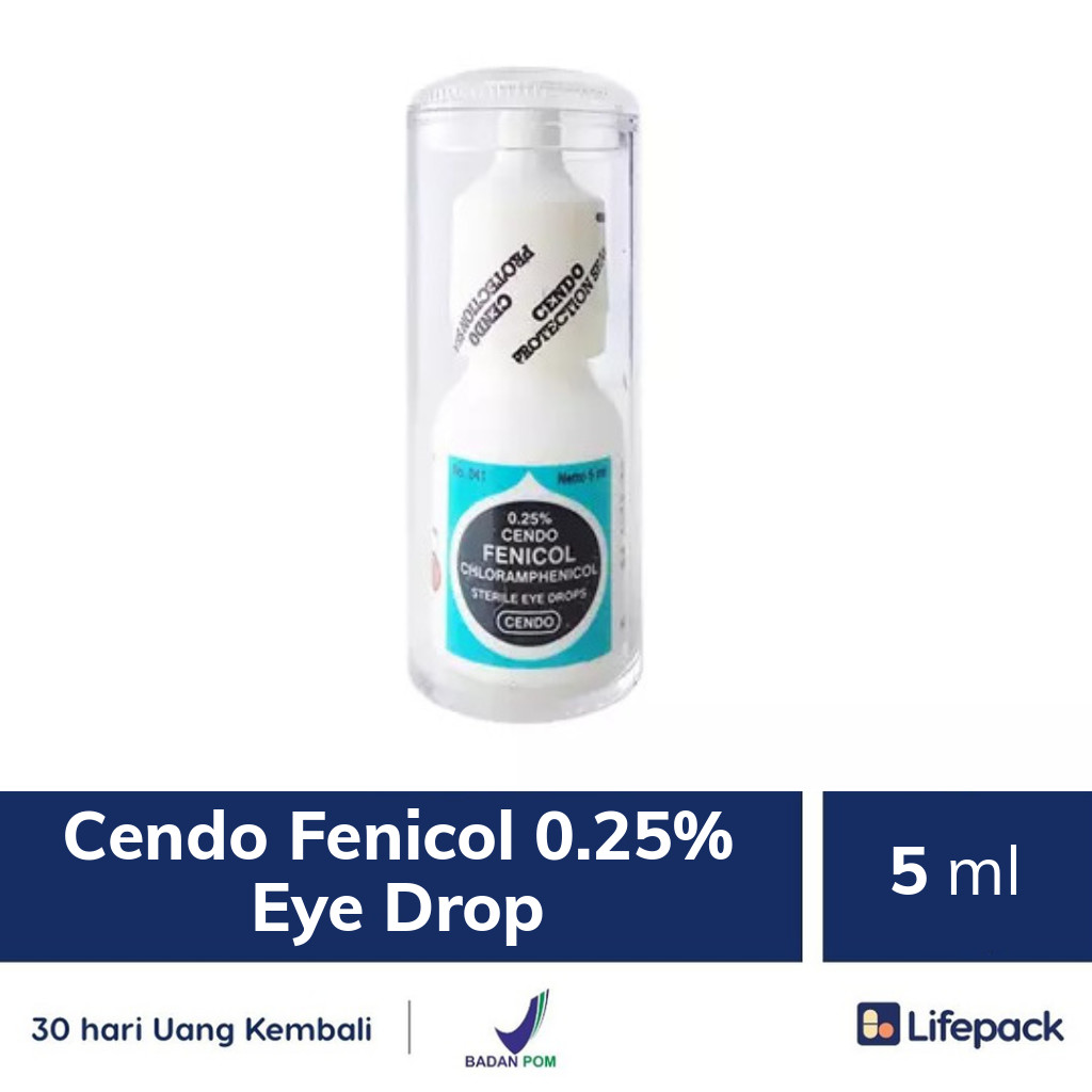 Cendo Fenicol 0.25% Eye Drop - Lifepack.id