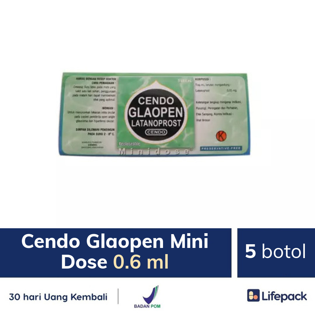 Cendo Glaopen Mini Dose 0.6 ml - Lifepack.id