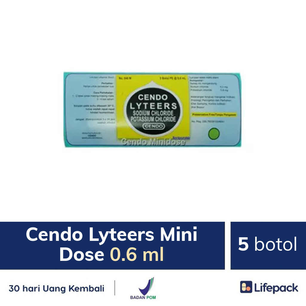 Cendo Lyteers Mini Dose 0.6 ml - Lifepack.id