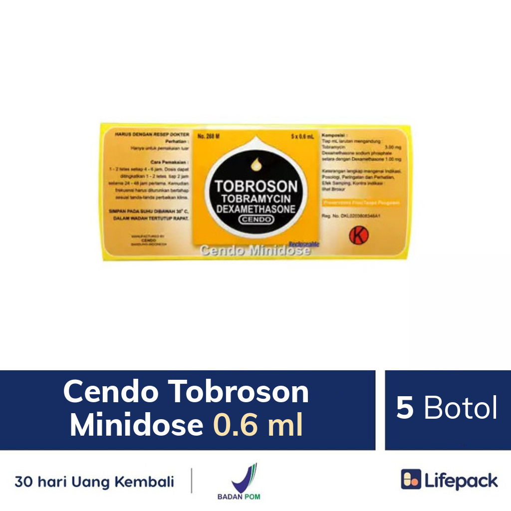 Cendo Tobroson Minidose 0.6 ml - Lifepack.id