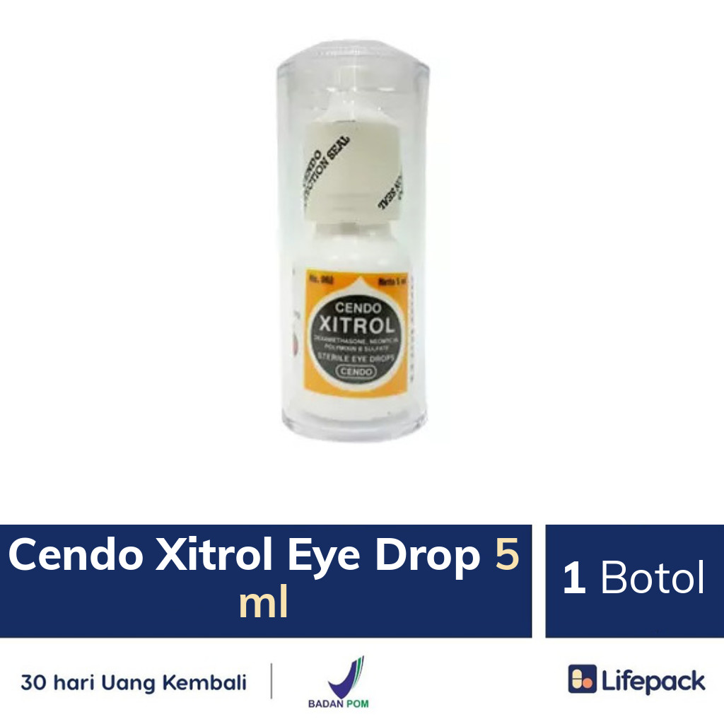 Cendo Xitrol Eye Drop 5 ml - Lifepack.id