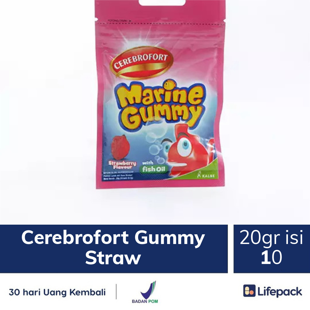 Cerebrofort Gummy Straw - Lifepack.id