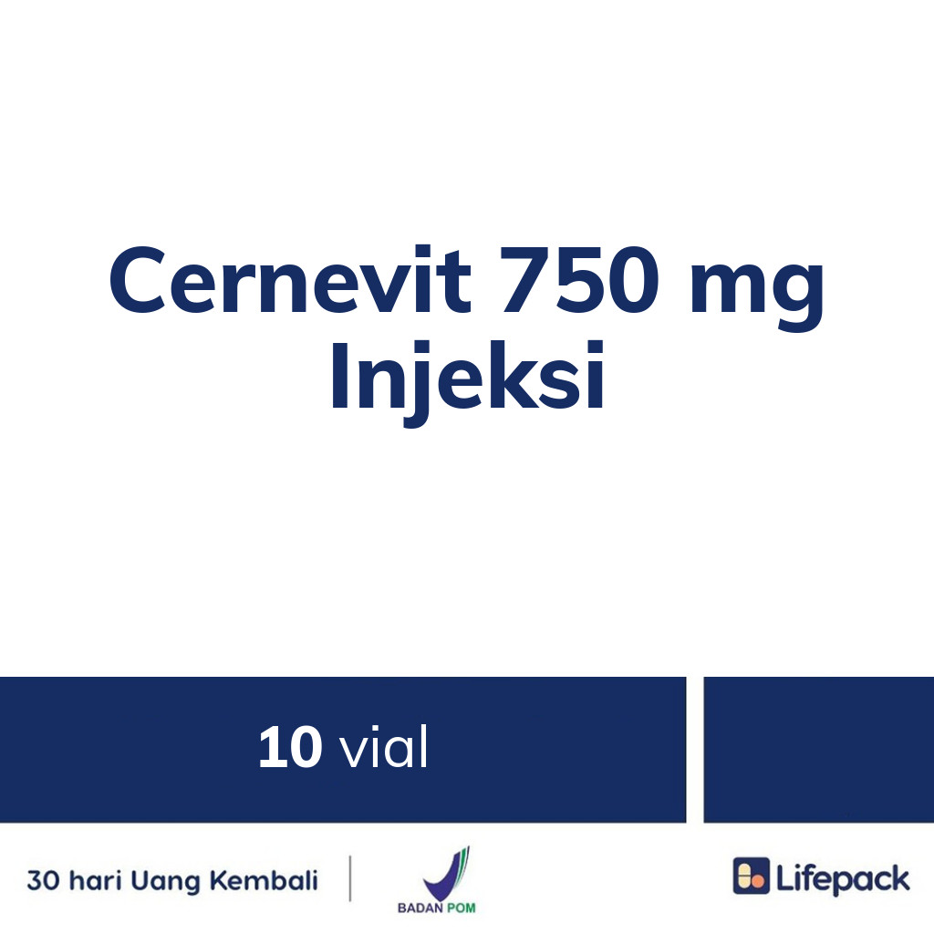 Cernevit 750 mg Injeksi - Lifepack.id