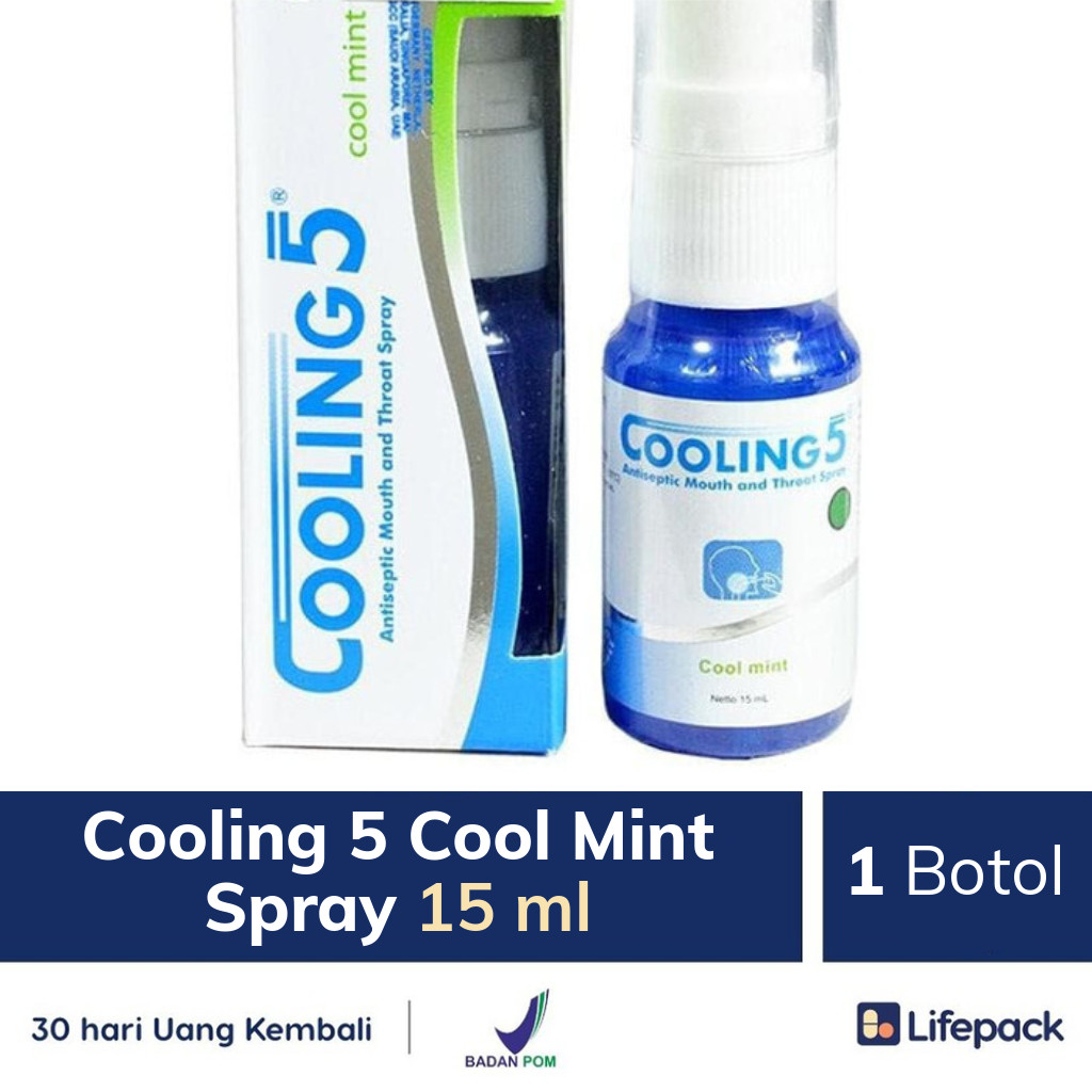 Cooling 5 Cool Mint Spray 15 ml - Lifepack.id