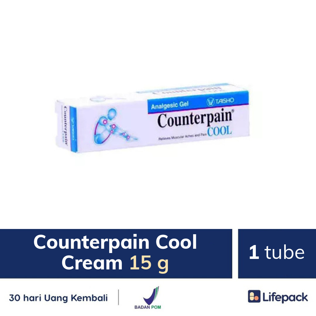 Counterpain Cool Cream 15 g - Lifepack.id