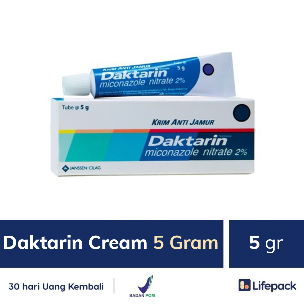Daktarin Cream 5 Gram - Lifepack.id