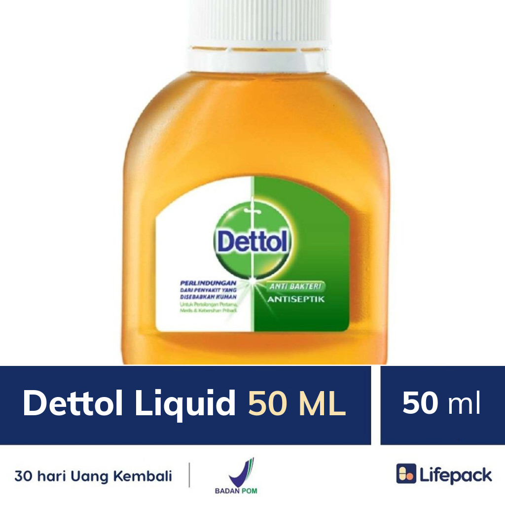 Dettol Liquid 50 ML - Lifepack.id