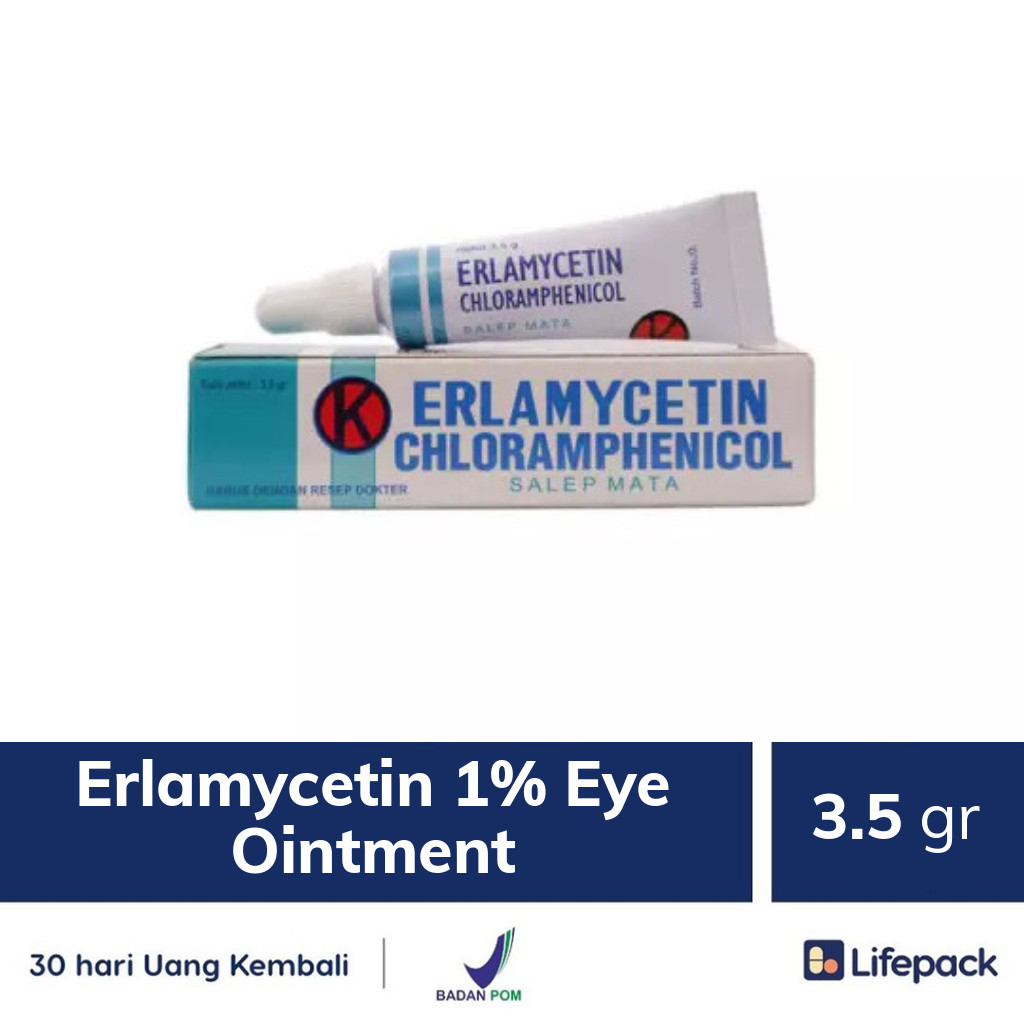 Erlamycetin 1% Eye Ointment - Lifepack.id