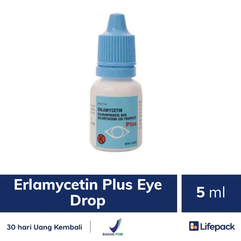 Erlamycetin Plus Eye Drop - Lifepack.id