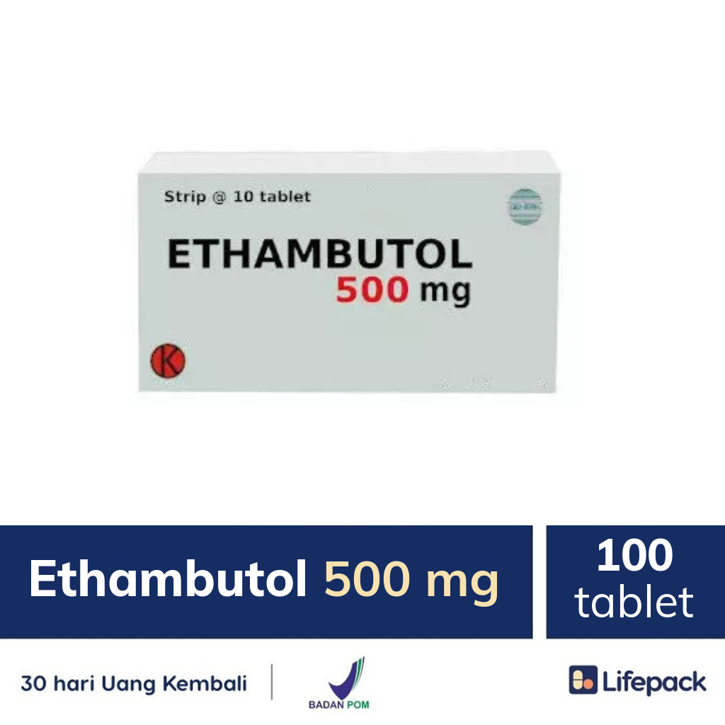 Ethambutol 500 mg - Lifepack.id