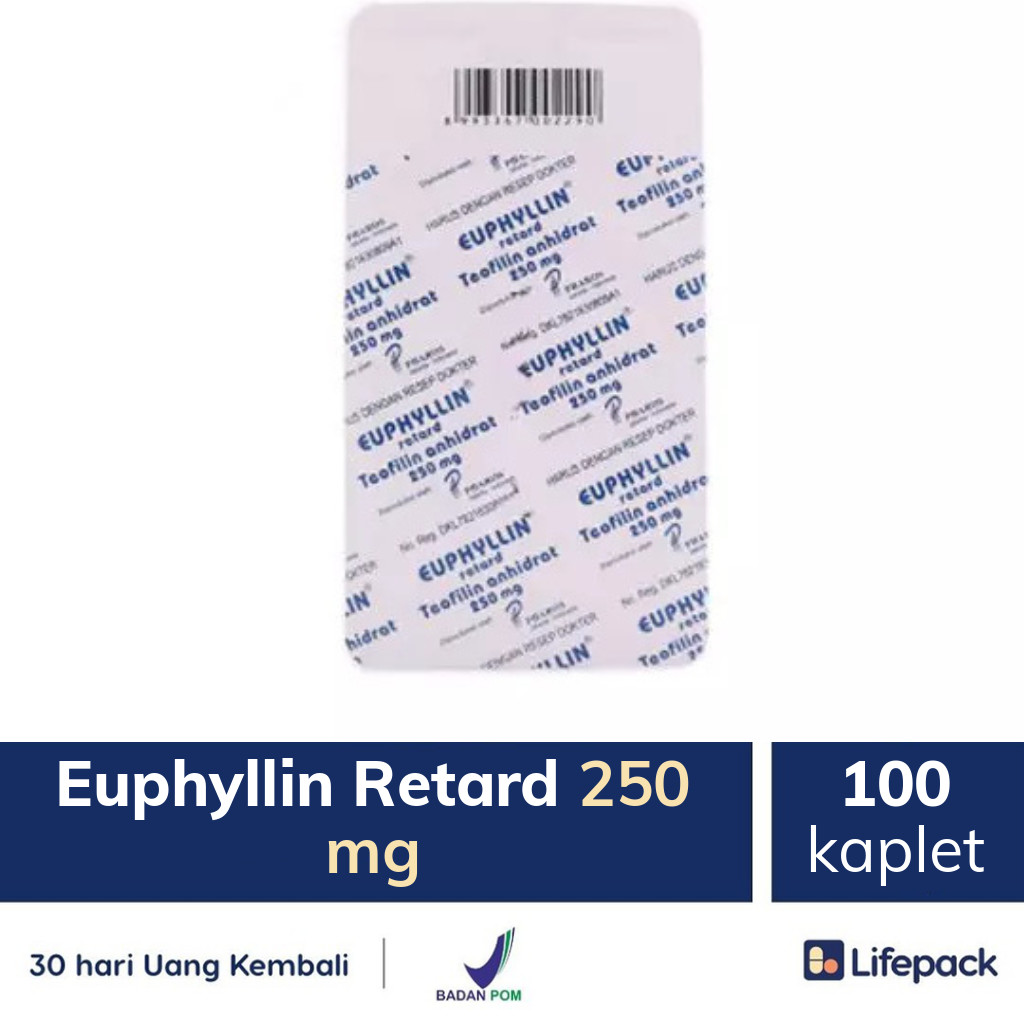 Euphyllin Retard 250 mg - Lifepack.id