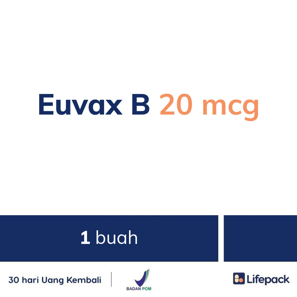 Euvax B 20 mcg - Lifepack.id