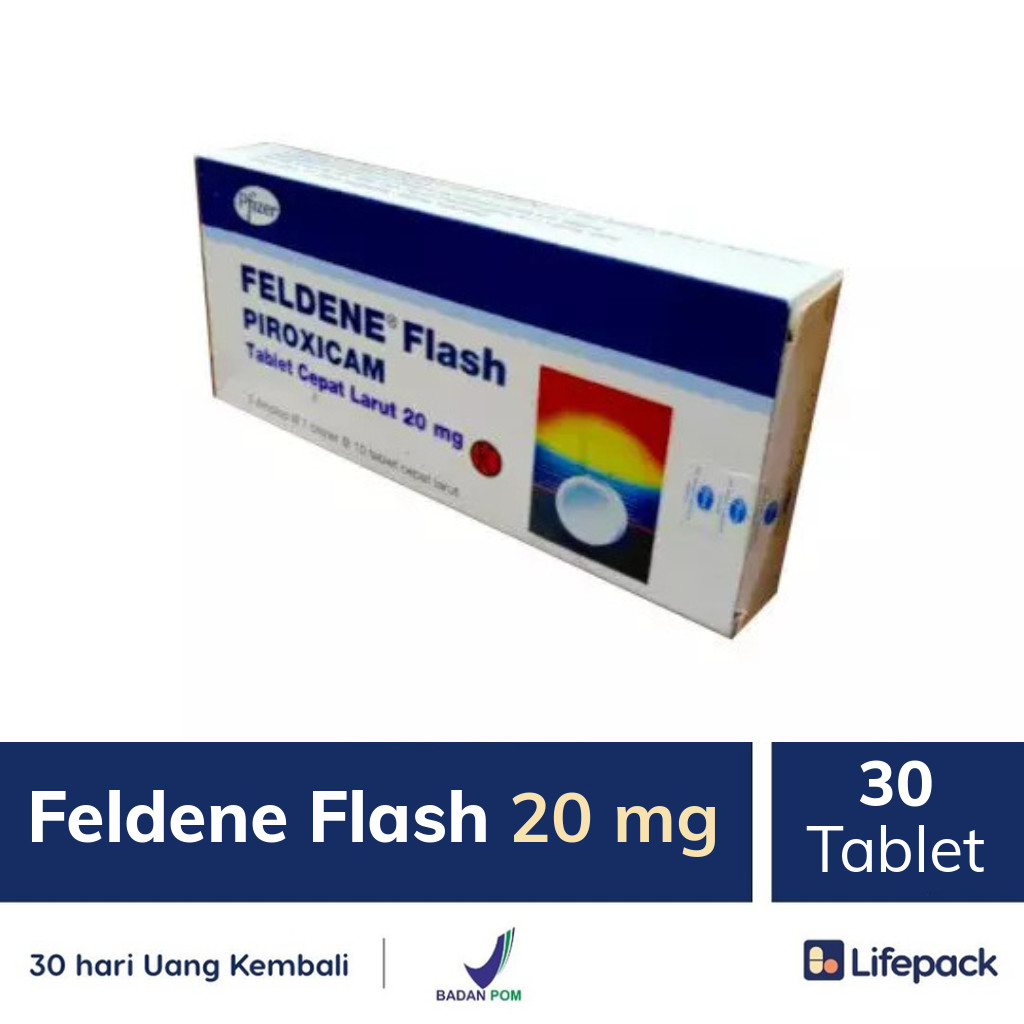 Feldene Flash 20 mg - Lifepack.id
