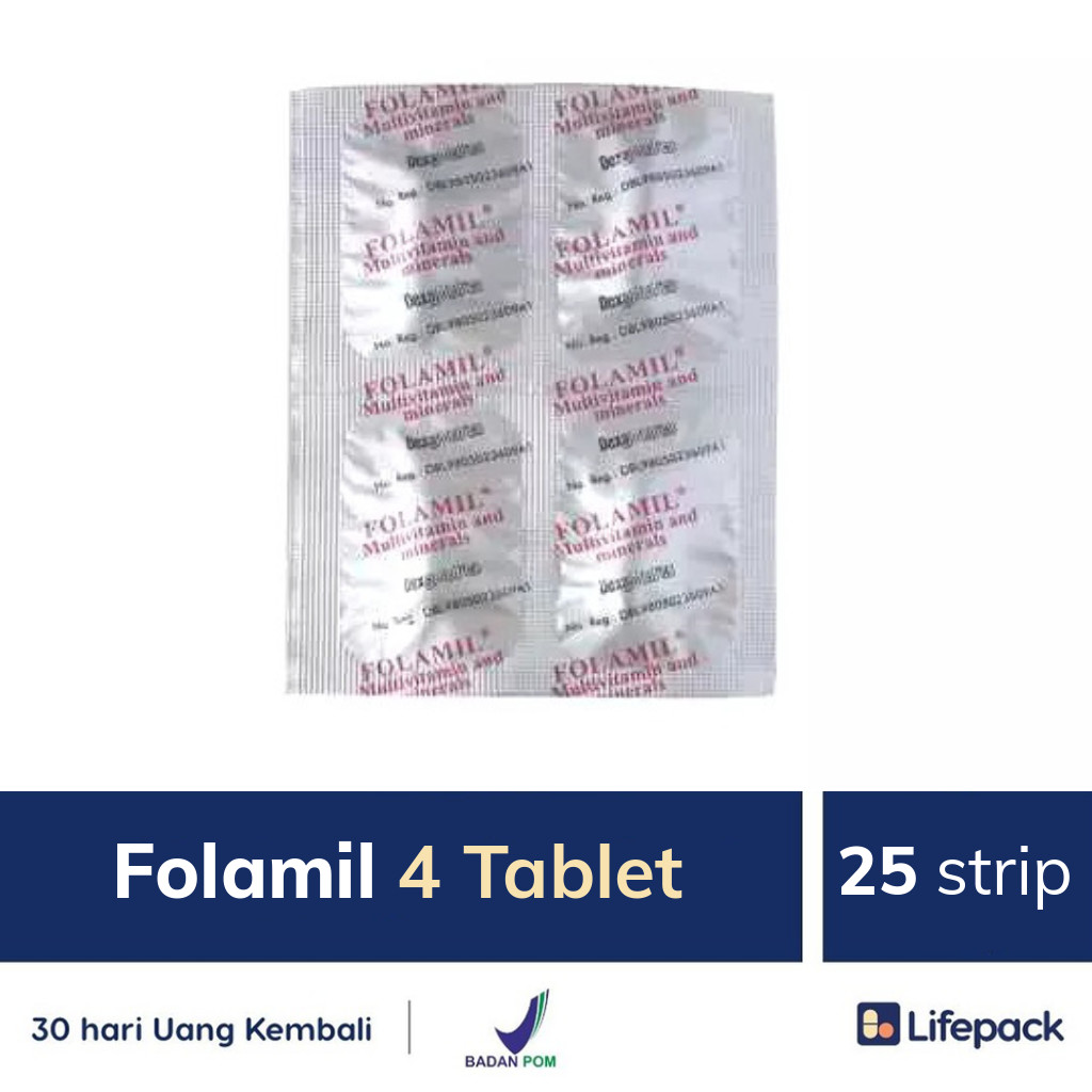 Folamil 4 Tablet - Lifepack.id