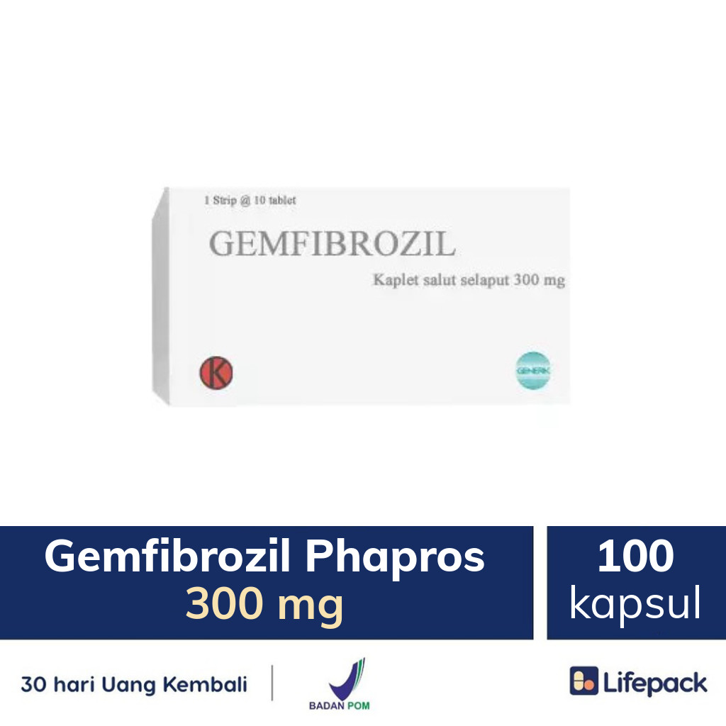 Gemfibrozil Phapros 300 mg - Lifepack.id