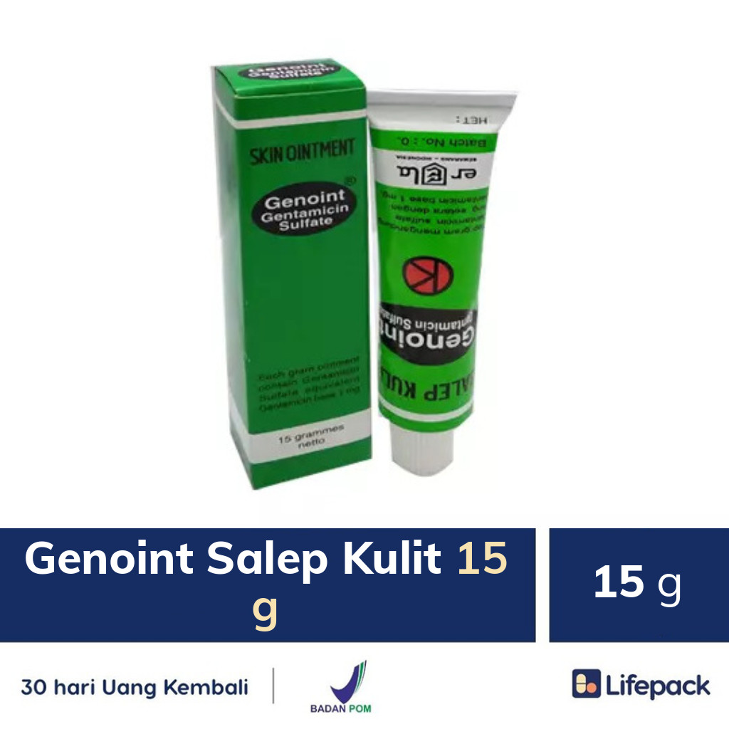 Genoint Salep Kulit 15 g - Lifepack.id