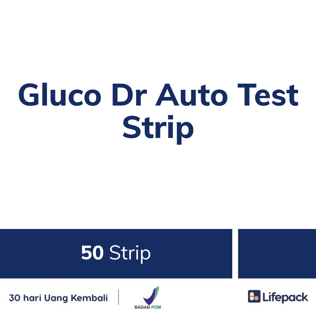 Gluco Dr Auto Test Strip - Lifepack.id