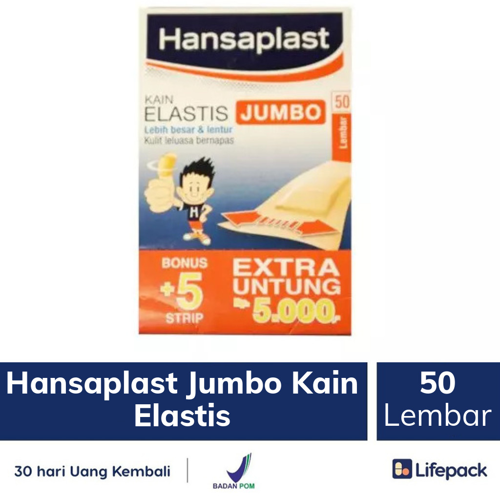 Hansaplast Jumbo Kain Elastis - Lifepack.id