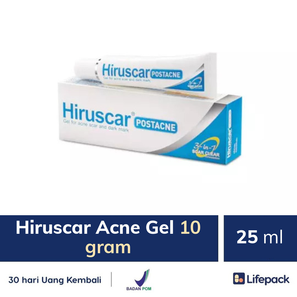 Hiruscar Acne Gel 10 gram - Lifepack.id