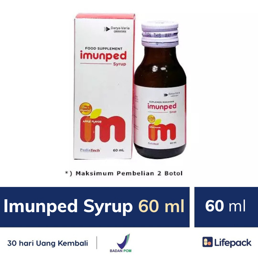 Imunped Syrup 60 ml - Lifepack.id