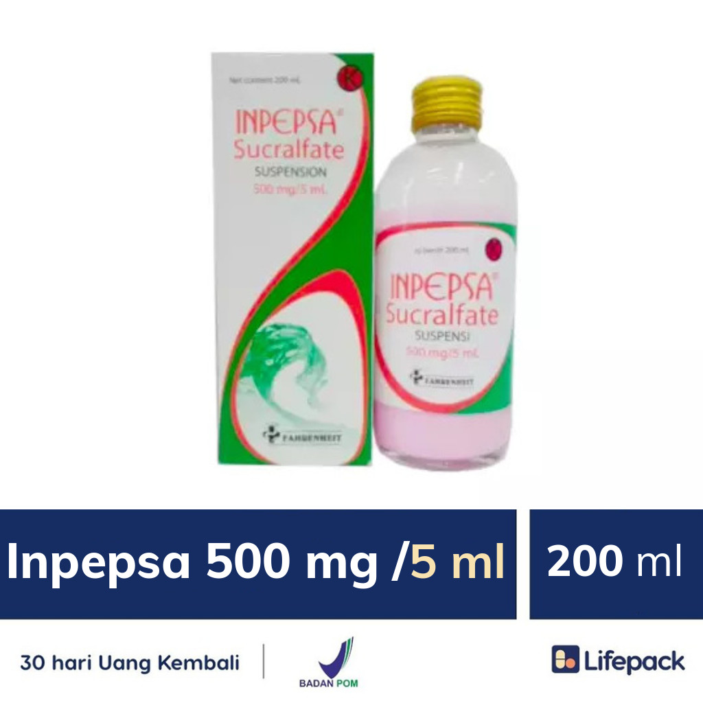 Inpepsa 500 mg /5 ml - Lifepack.id