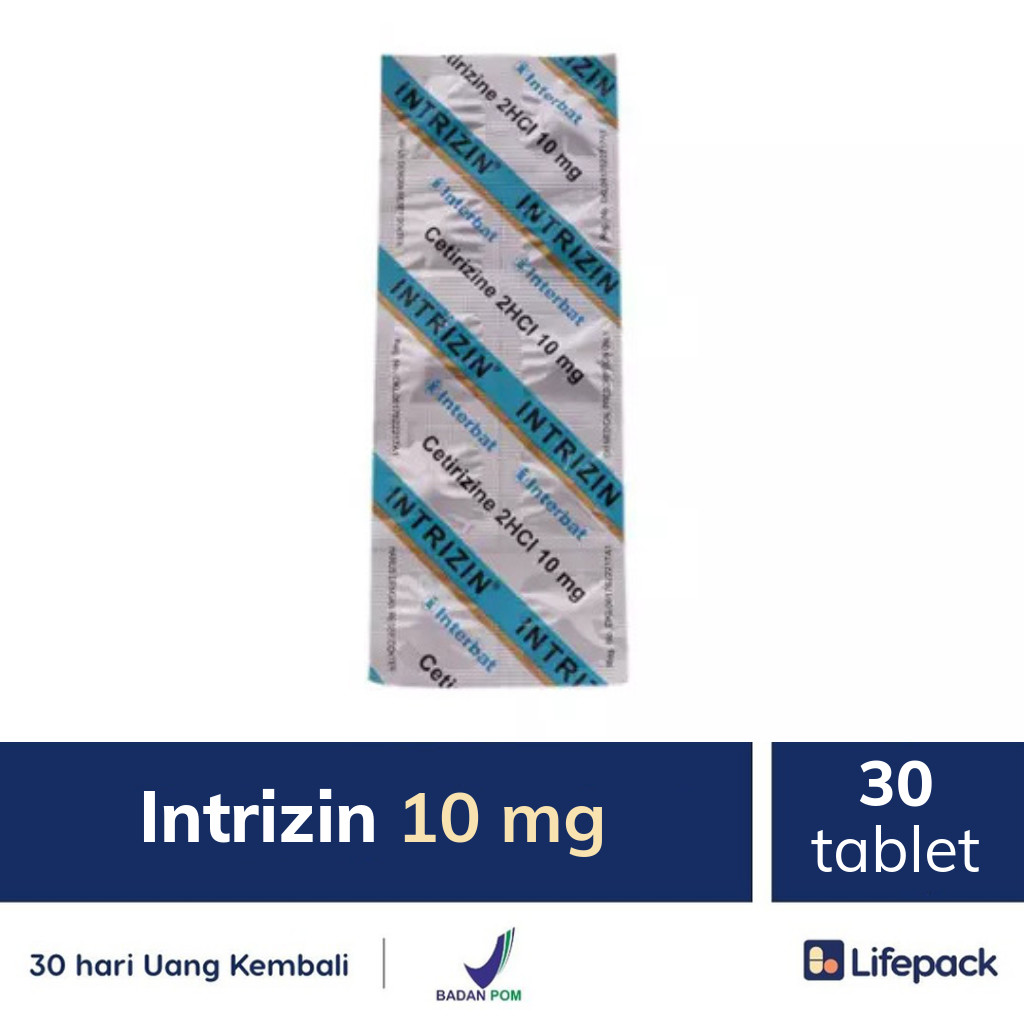 Intrizin 10 mg - Lifepack.id