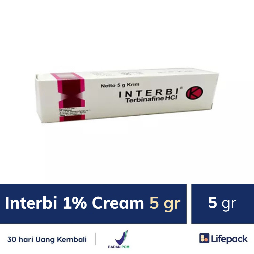 Interbi 1% Cream 5 gr - Lifepack.id