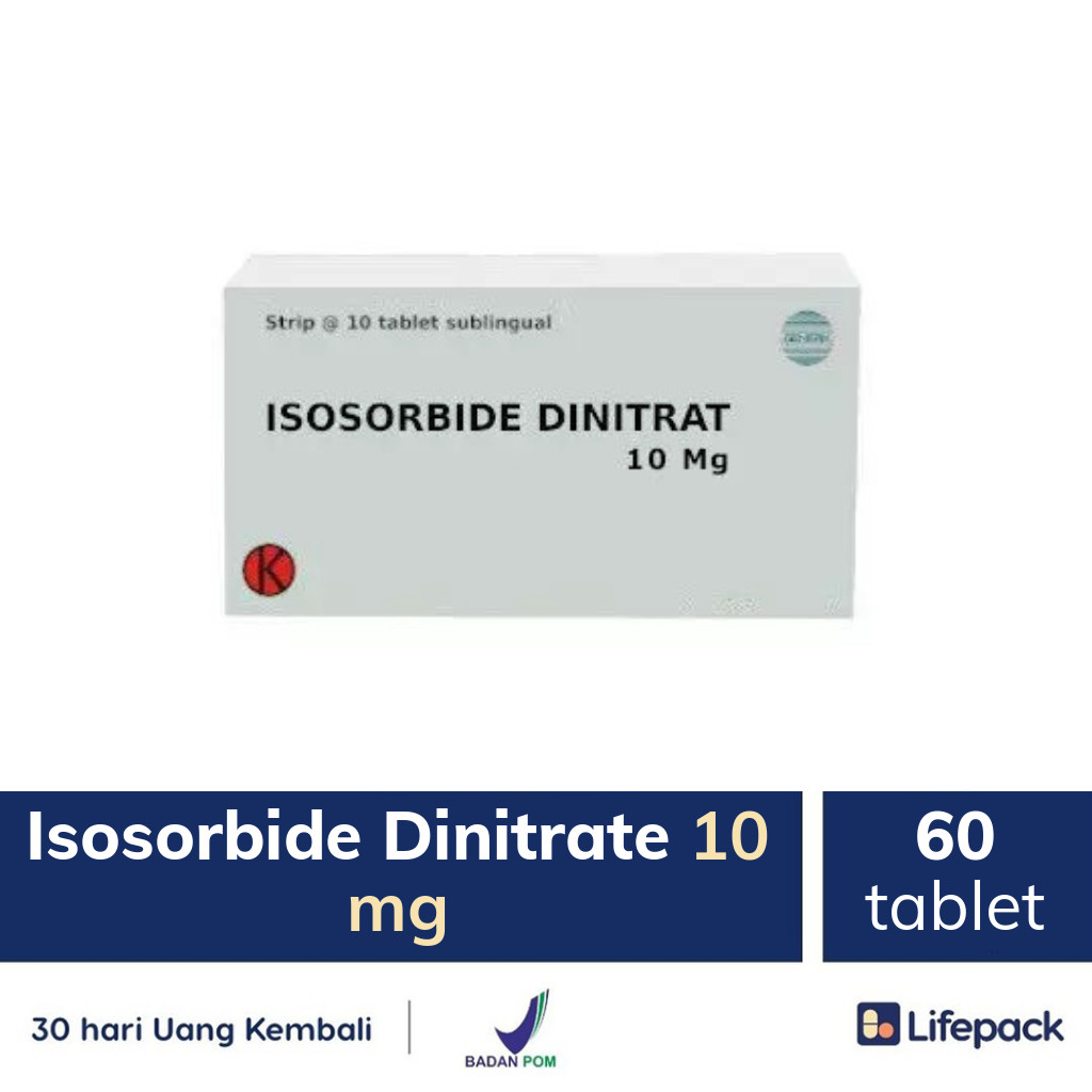 Isosorbide Dinitrate 10 mg - Lifepack.id