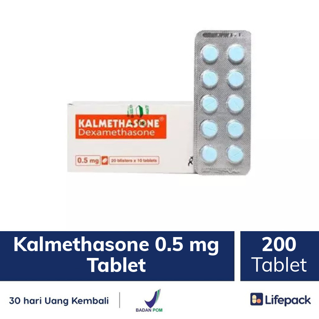 Kalmethasone 0.5 mg Tablet - Lifepack.id