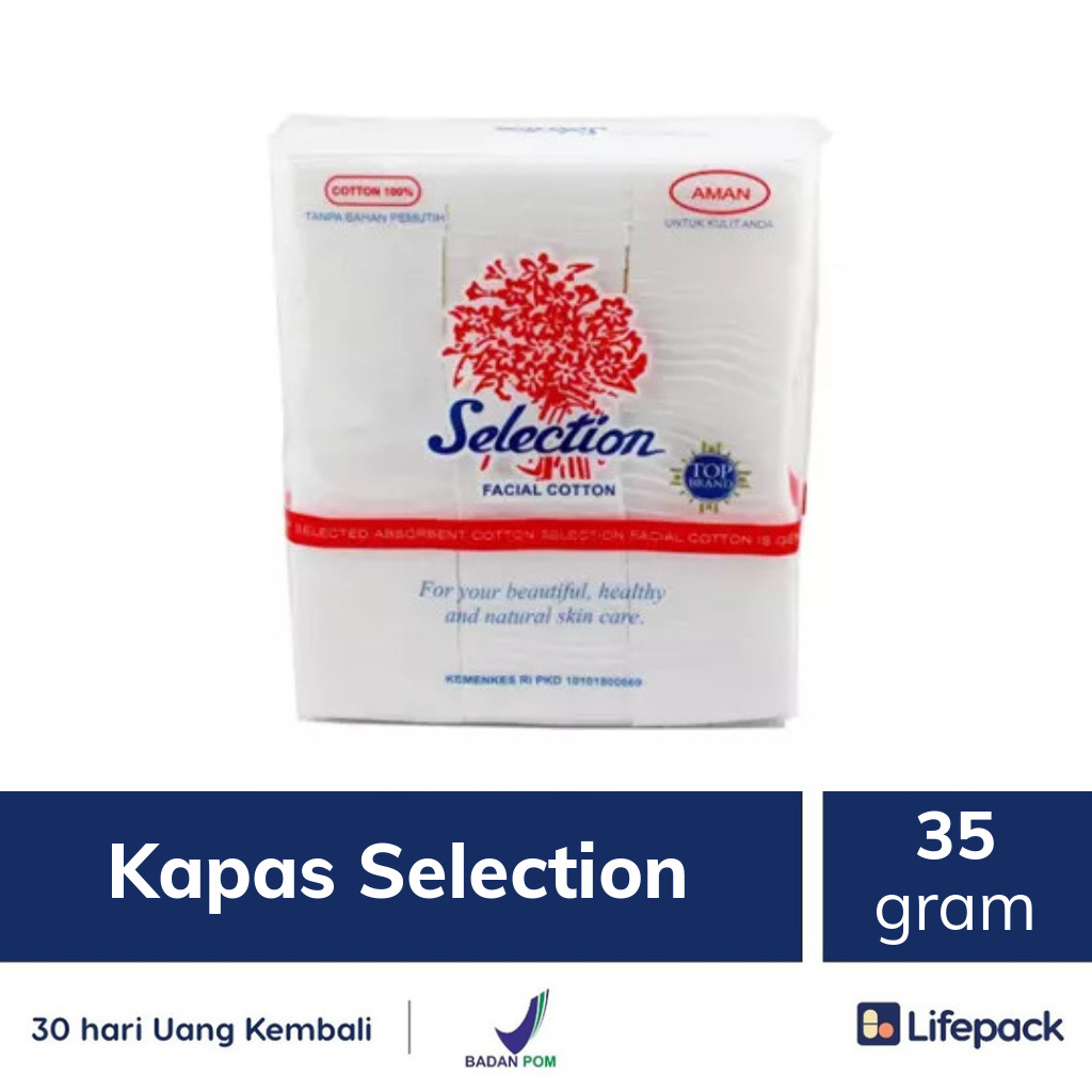  Kapas  Selection 35 gram Kapas  Selection kemasan  35 gr 