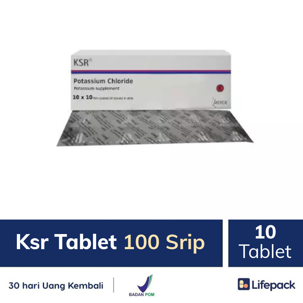 Ksr Tablet 100 Srip - Lifepack.id