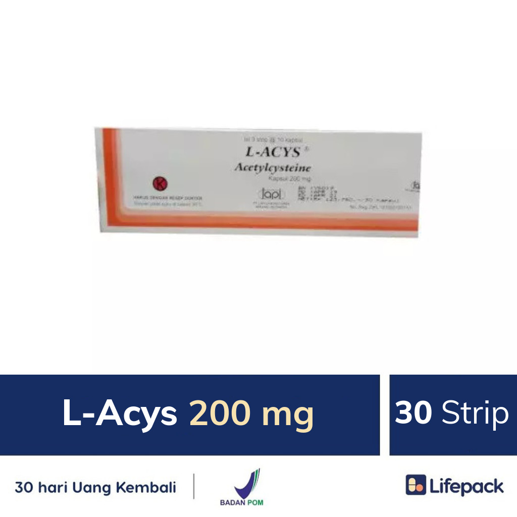L-Acys 200 mg - Lifepack.id