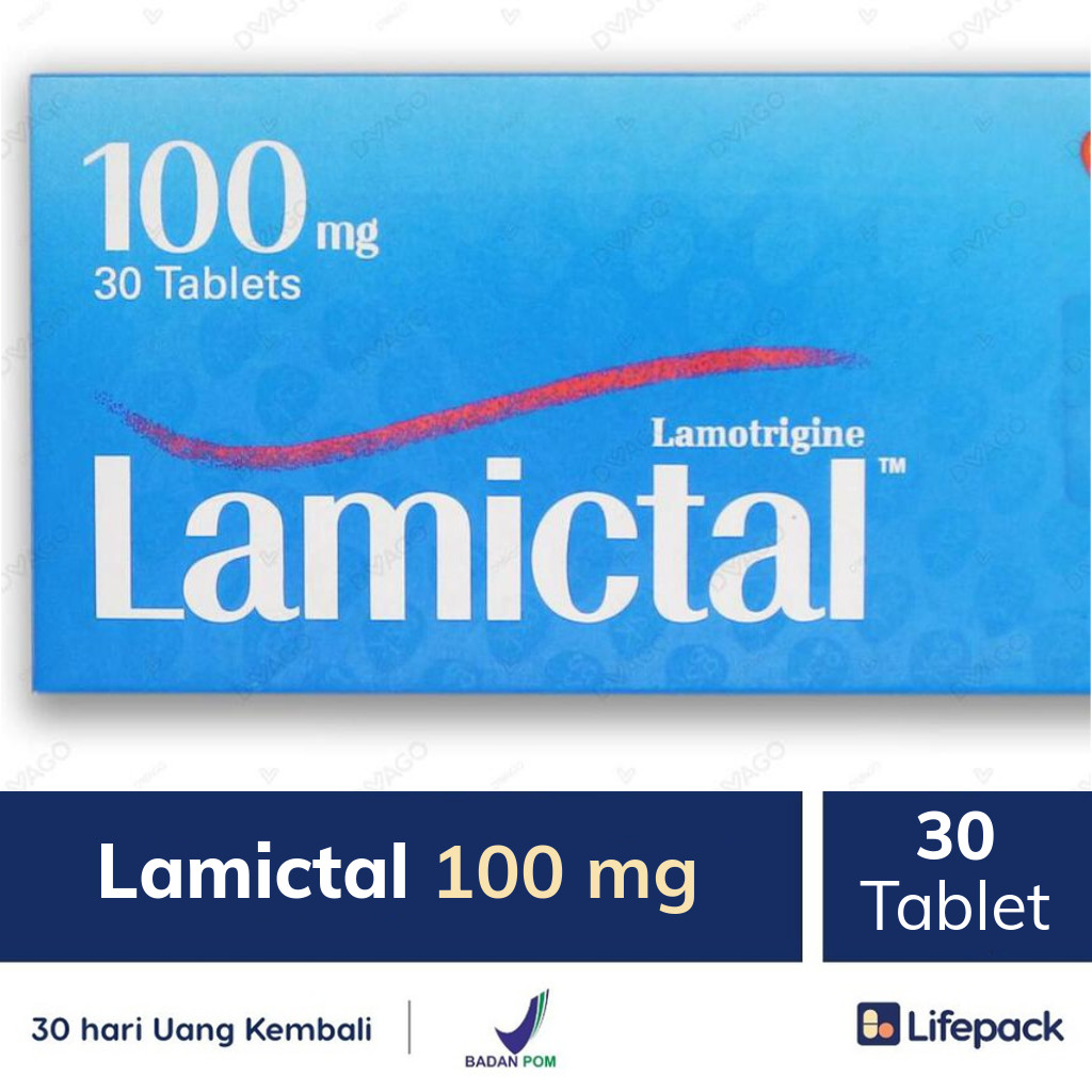 Lamictal 100 mg - Lifepack.id