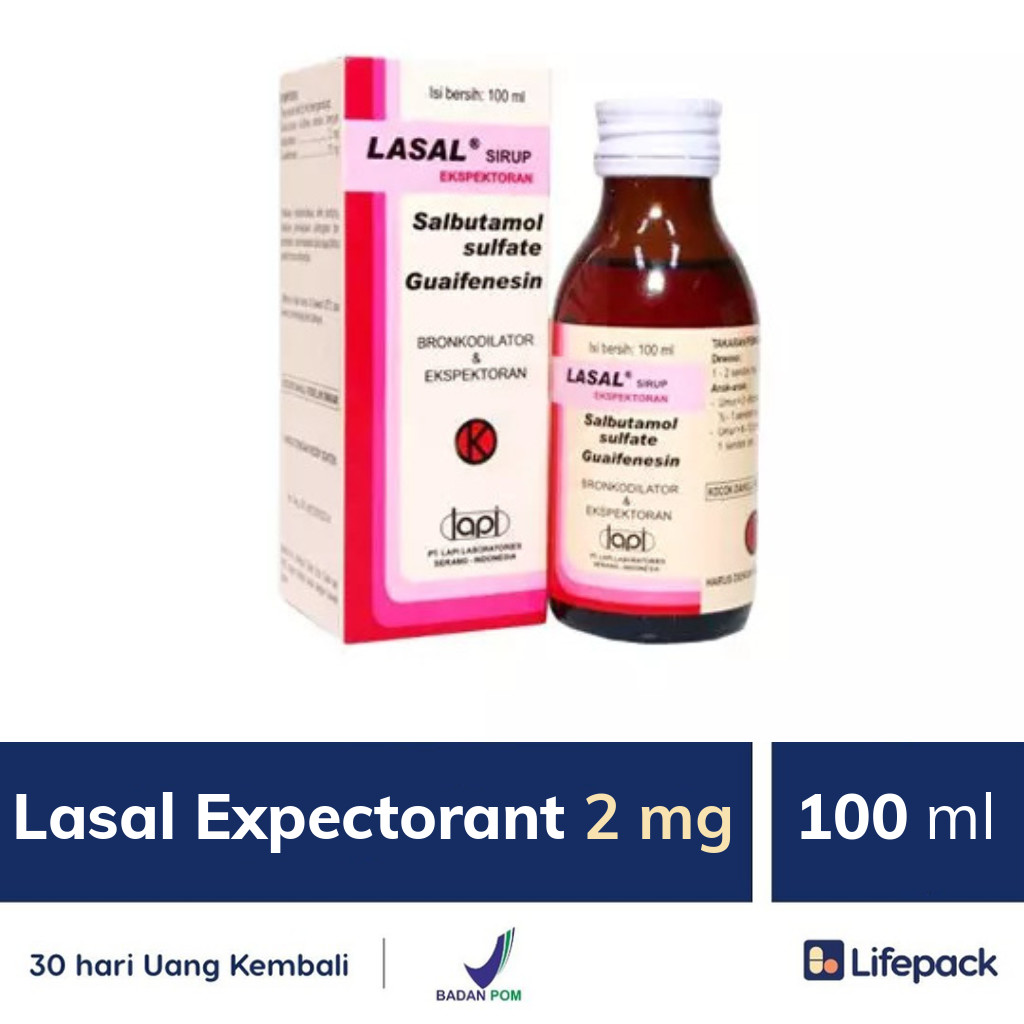 Lasal Expectorant 2 mg - Lifepack.id