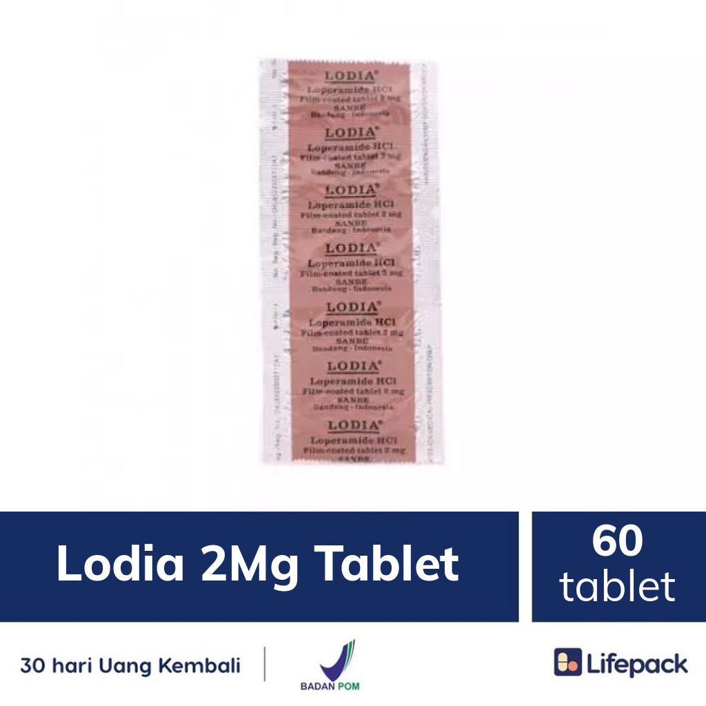 Lodia 2Mg Tablet - Lifepack.id