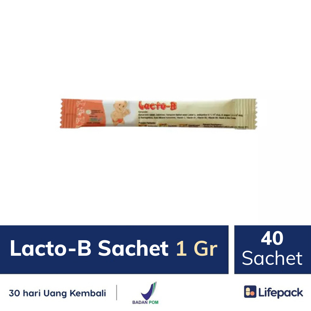 Lacto-B Sachet 1 Gr - Lifepack.id