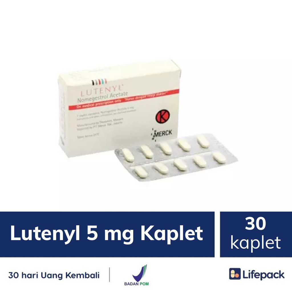 Lutenyl 5 mg Kaplet - Lifepack.id