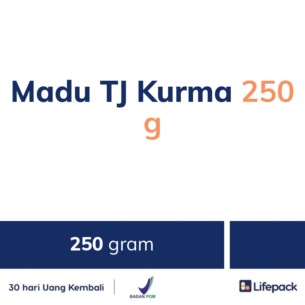 Madu TJ Kurma 250 g - Lifepack.id