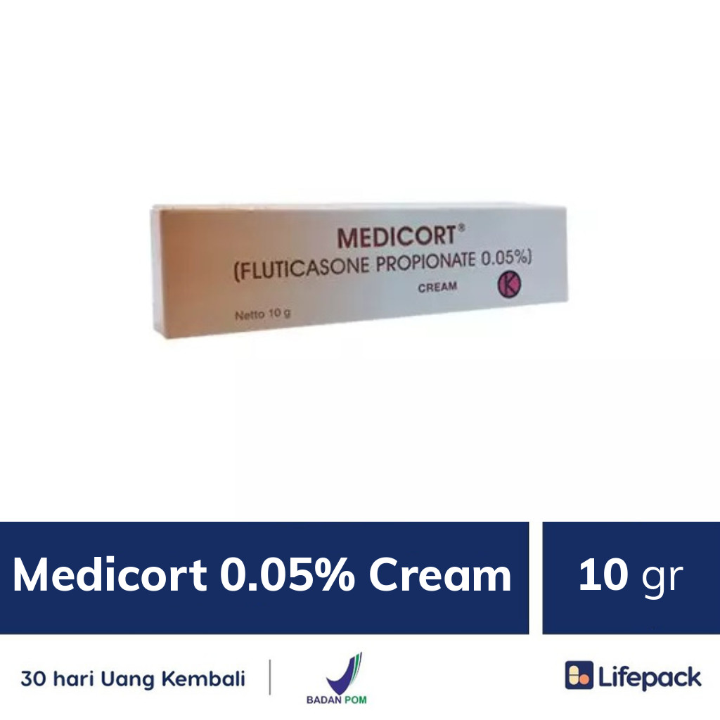 Medicort 0.05% Cream - Lifepack.id